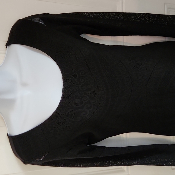 RORY Beca Fringe Lace Sleeve Cocktail Party Dress - Picture 5 of 7